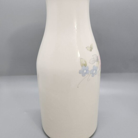 Vintage Pfaltzgraff 8” Tearose Milk Bottle Jug Vase - Picture 5 of 7
